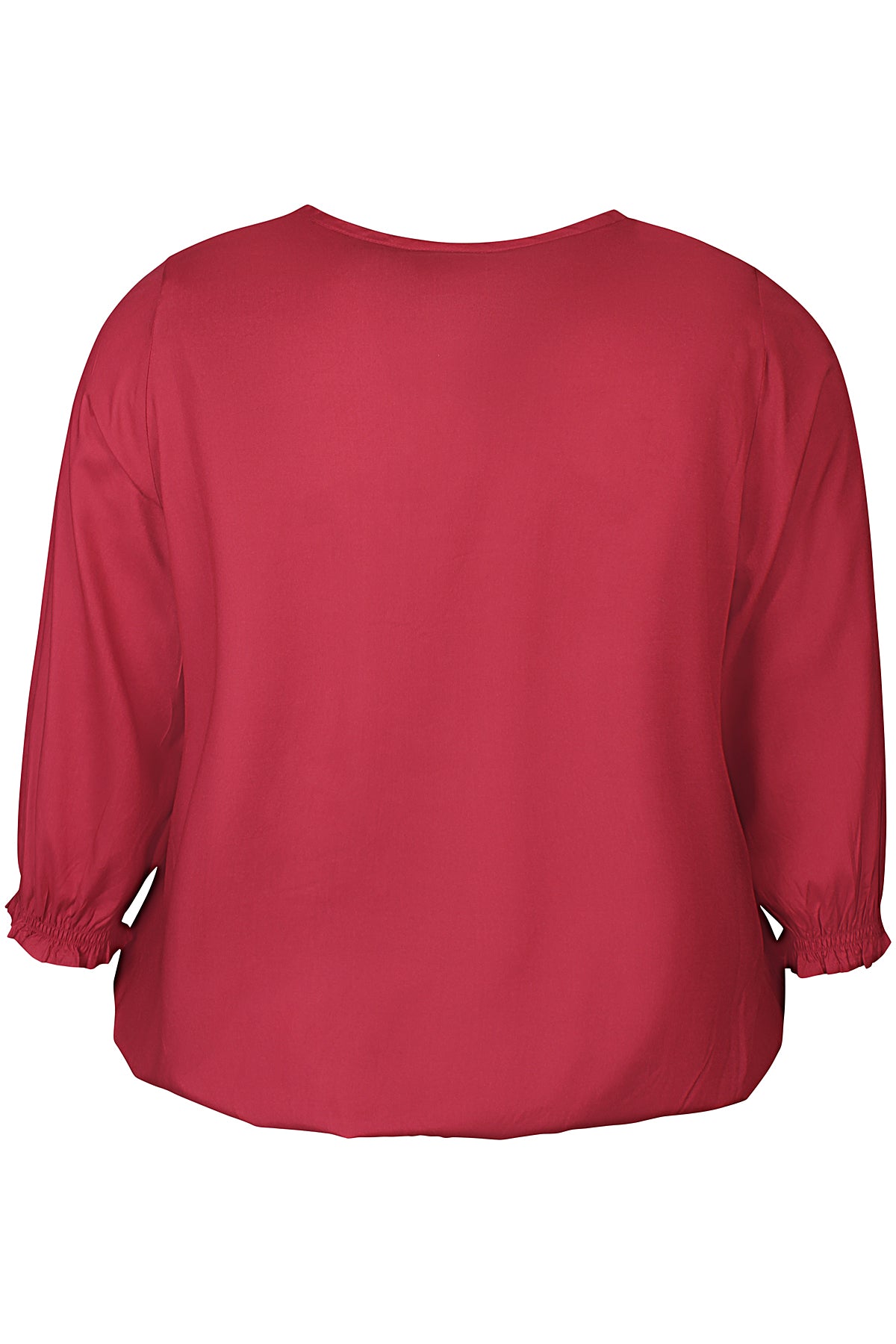 Zhenzi Zh-Vada 1125-Blouse 3/4 Burgundy red