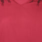 Zhenzi Zh-Vada 1125-Blouse 3/4 Burgundy red