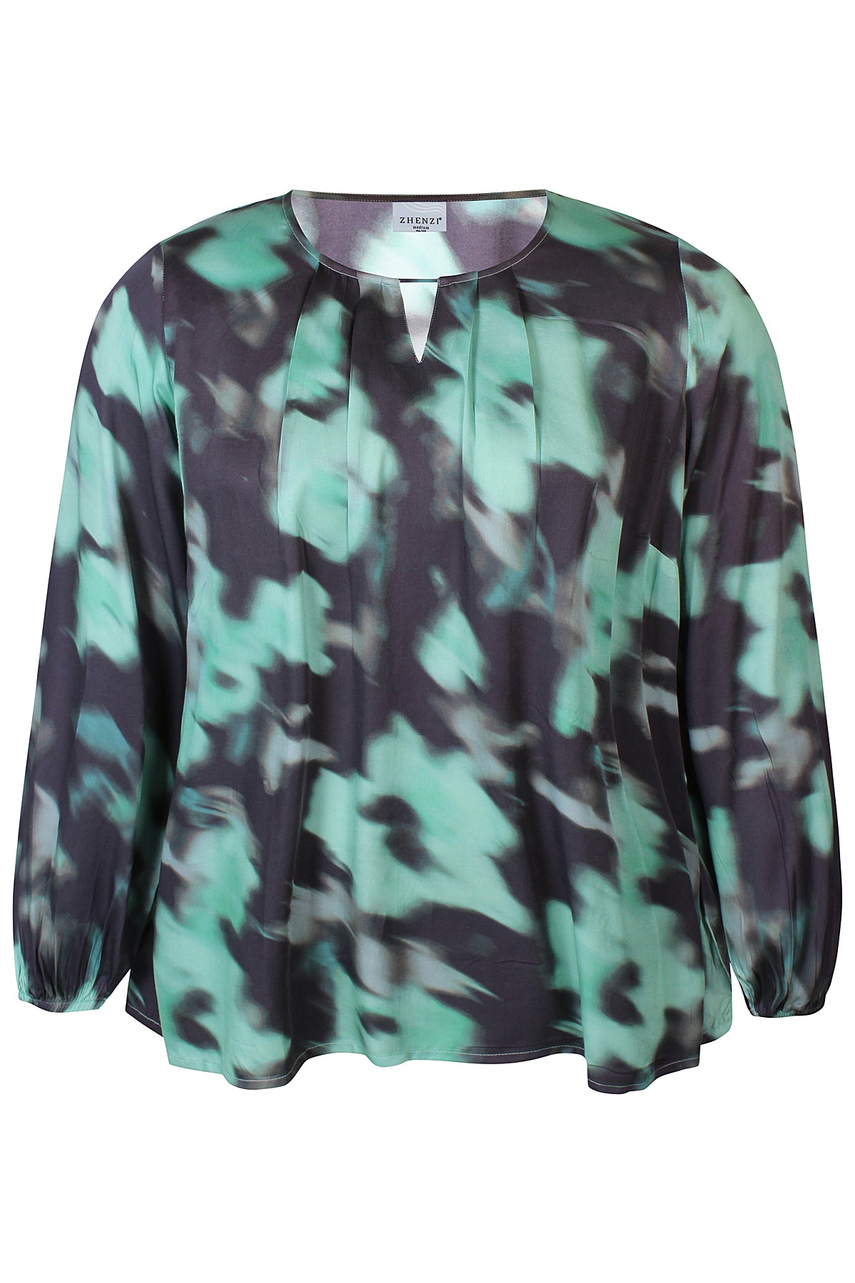 Zhenzi Zh-Vera 1131-Blouse L/S Teal green