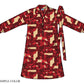 Zhenzi Zh-Vita 1135-Dress L/S Burgundy red