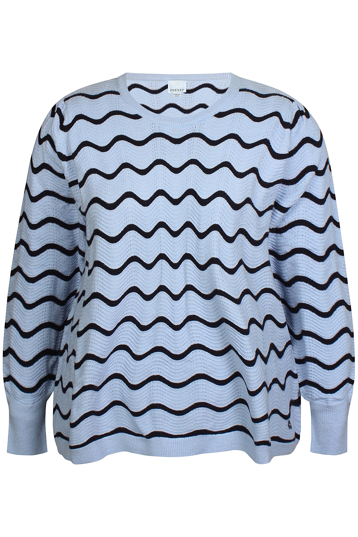 Zhenzi -Elga 1166-Pullover L/S Sky Way