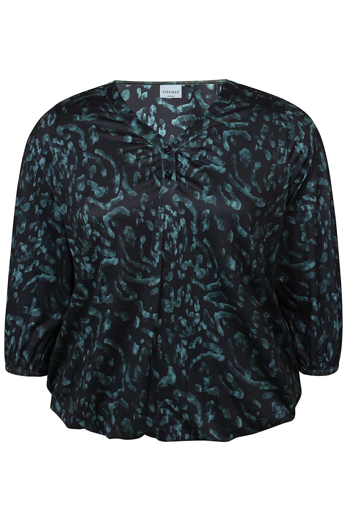 Zhenzi -Alice 1187-Blouse L/S Forest green