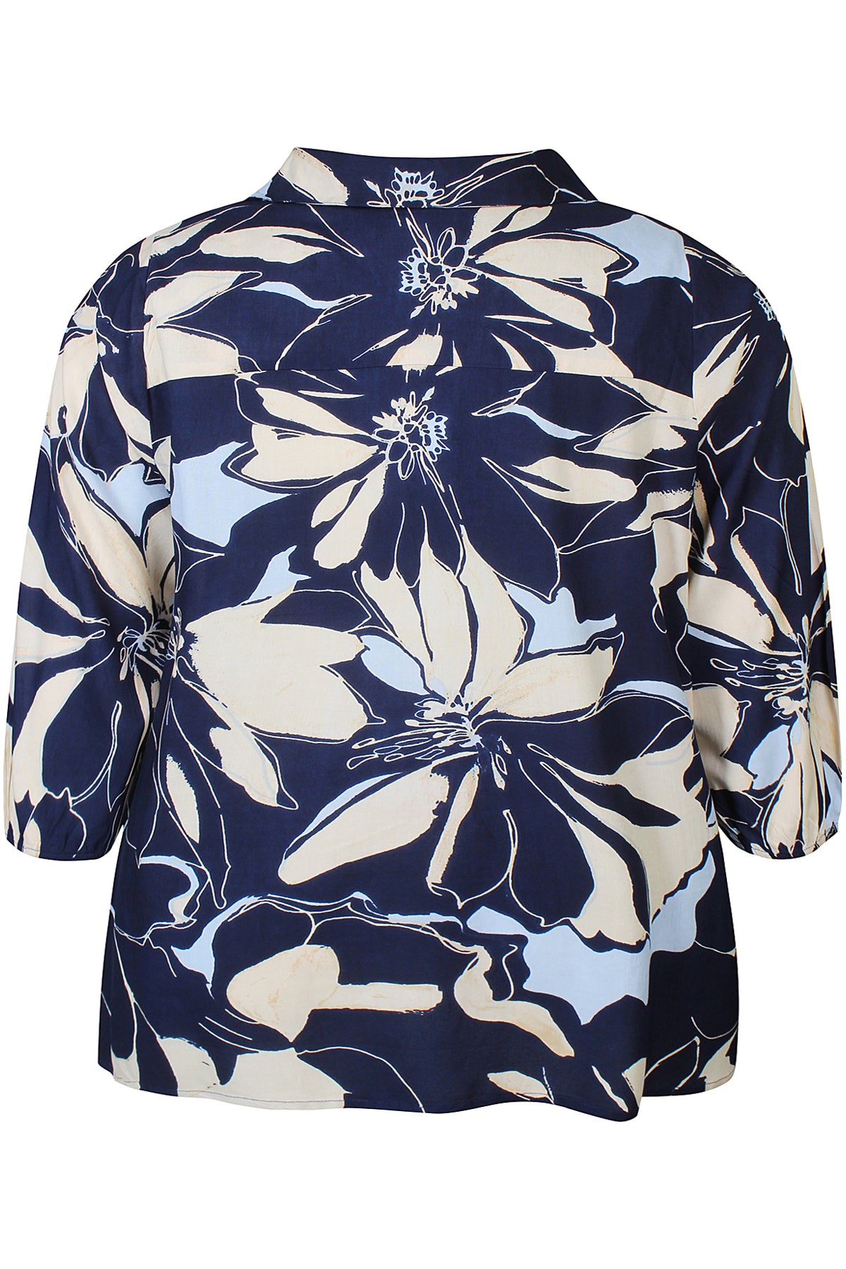 Zhenzi -Amaya 1195-Blouse 3/4 Navy