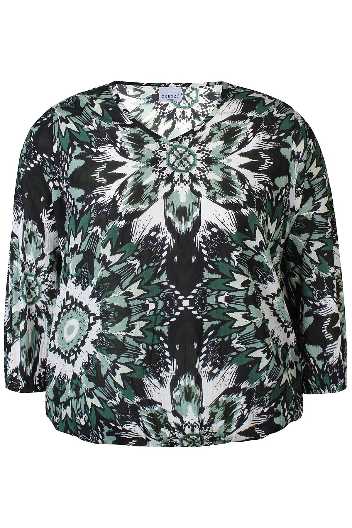 Zhenzi -Anais 1201-Blouse 3/4 Clary Sage