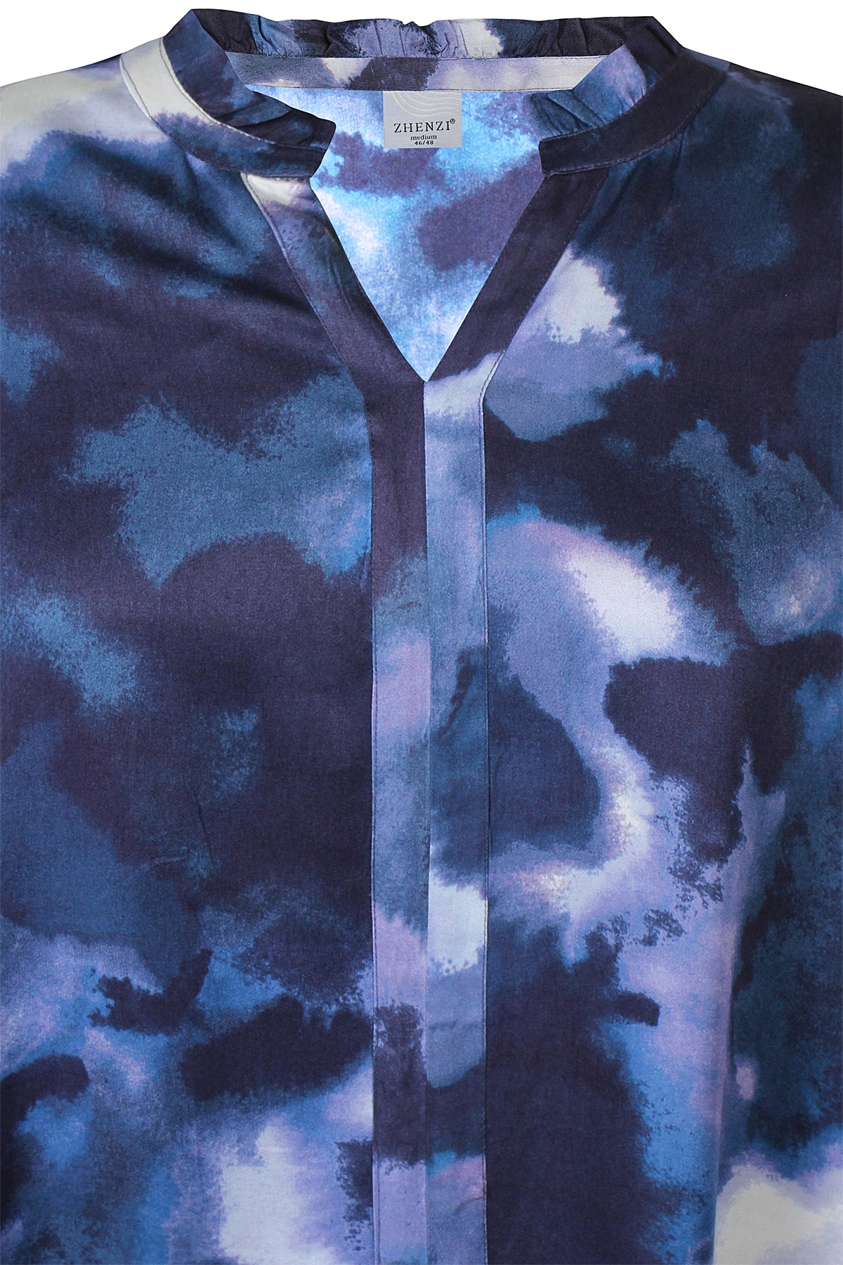 Zhenzi -Anika 1203-Blouse L/S Navy