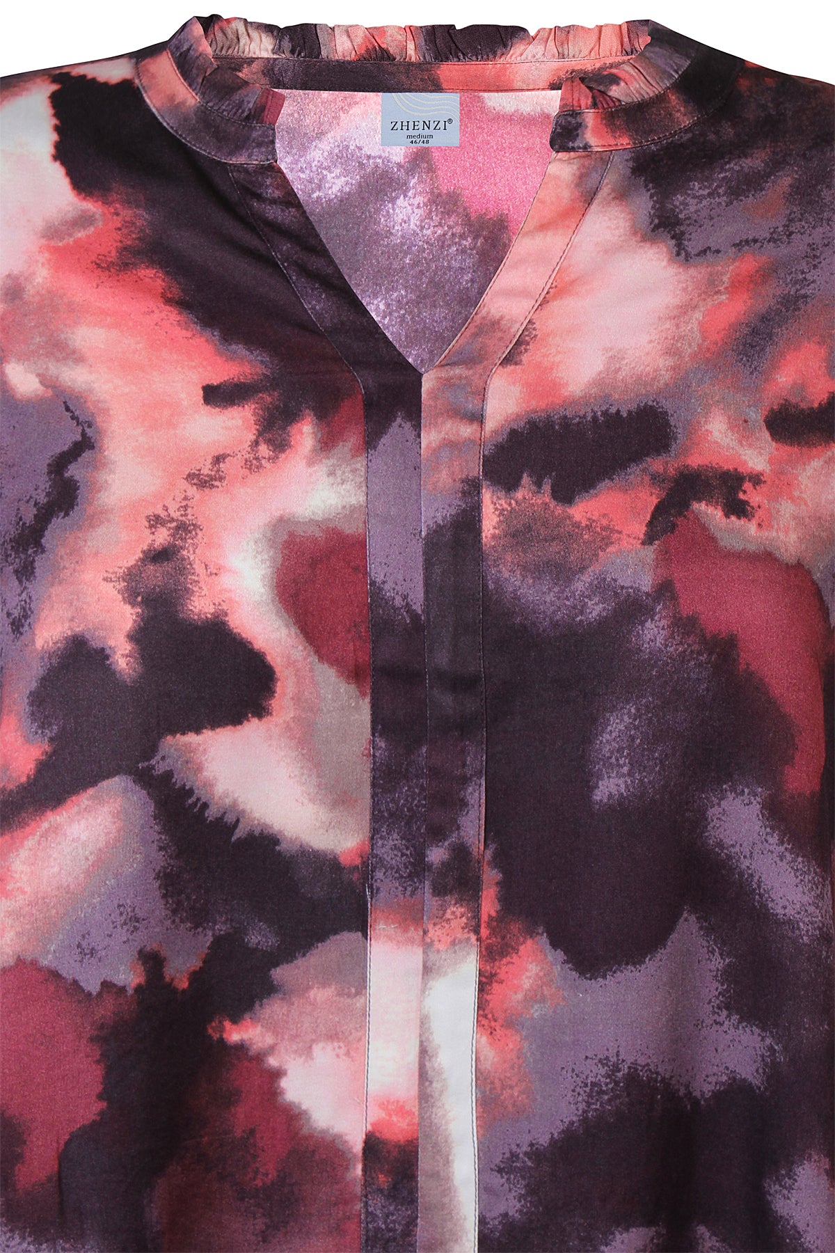 Zhenzi -Anika 1203-Blouse L/S Pink Orchid