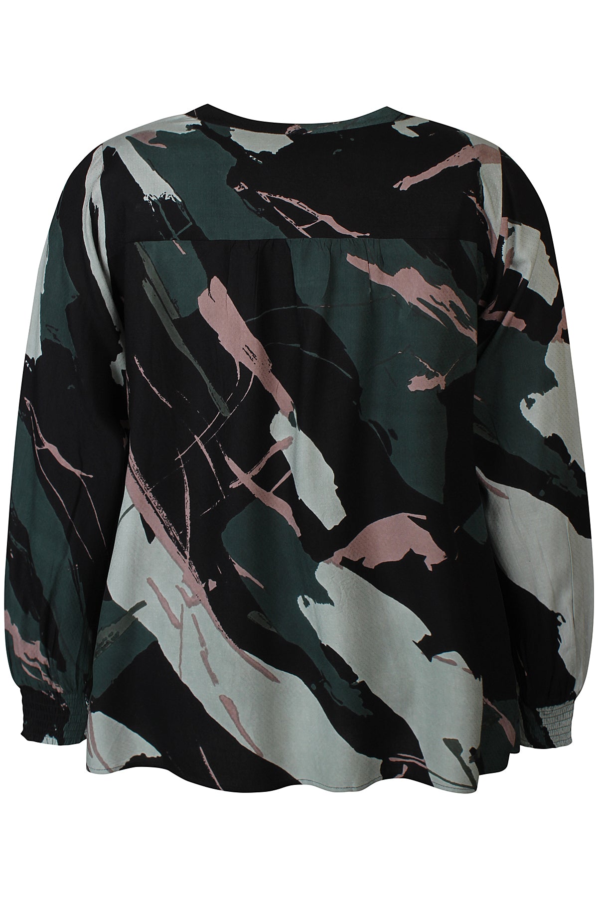 Zhenzi Anity 1205-Blouse L/S Deep Forest