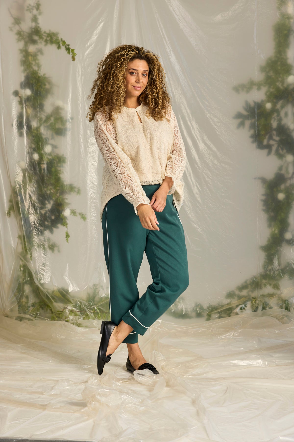 Zhenzi Zh-Suzy 1208-Pants Deep Forest