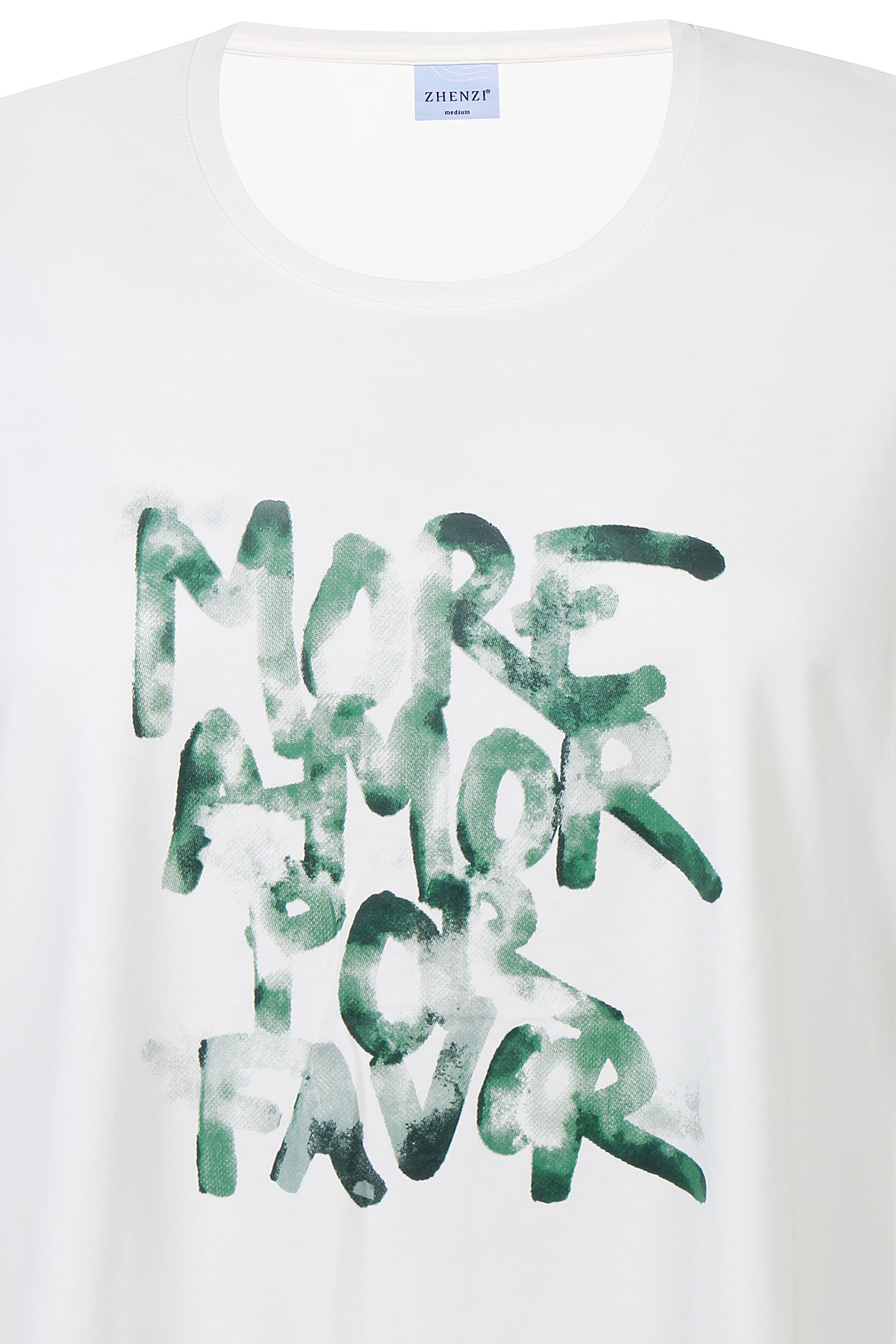 Zhenzi -Annie 1221-T-Shirt 3/4 Off white