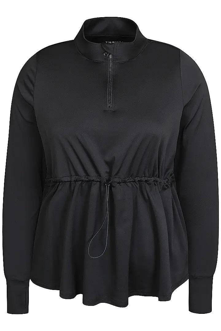 Zhenzi -Avery 1225-Pullover L/S Zwart