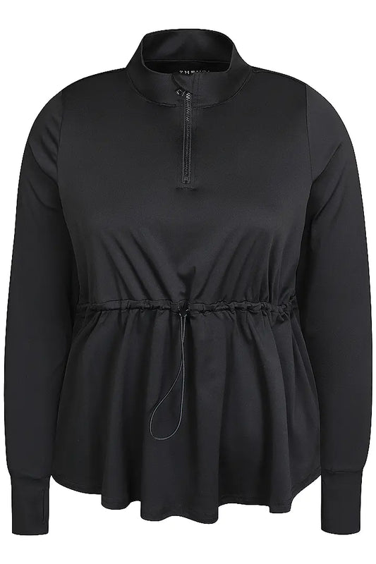 Zhenzi -Avery 1225-Pullover L/S Zwart