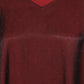Zhenzi Zh-Tica 1235-Blouse L/S Burgundy red