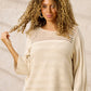 Zhenzi -Capri 1246-Cardigan/Pullover 3/4 Sandshell