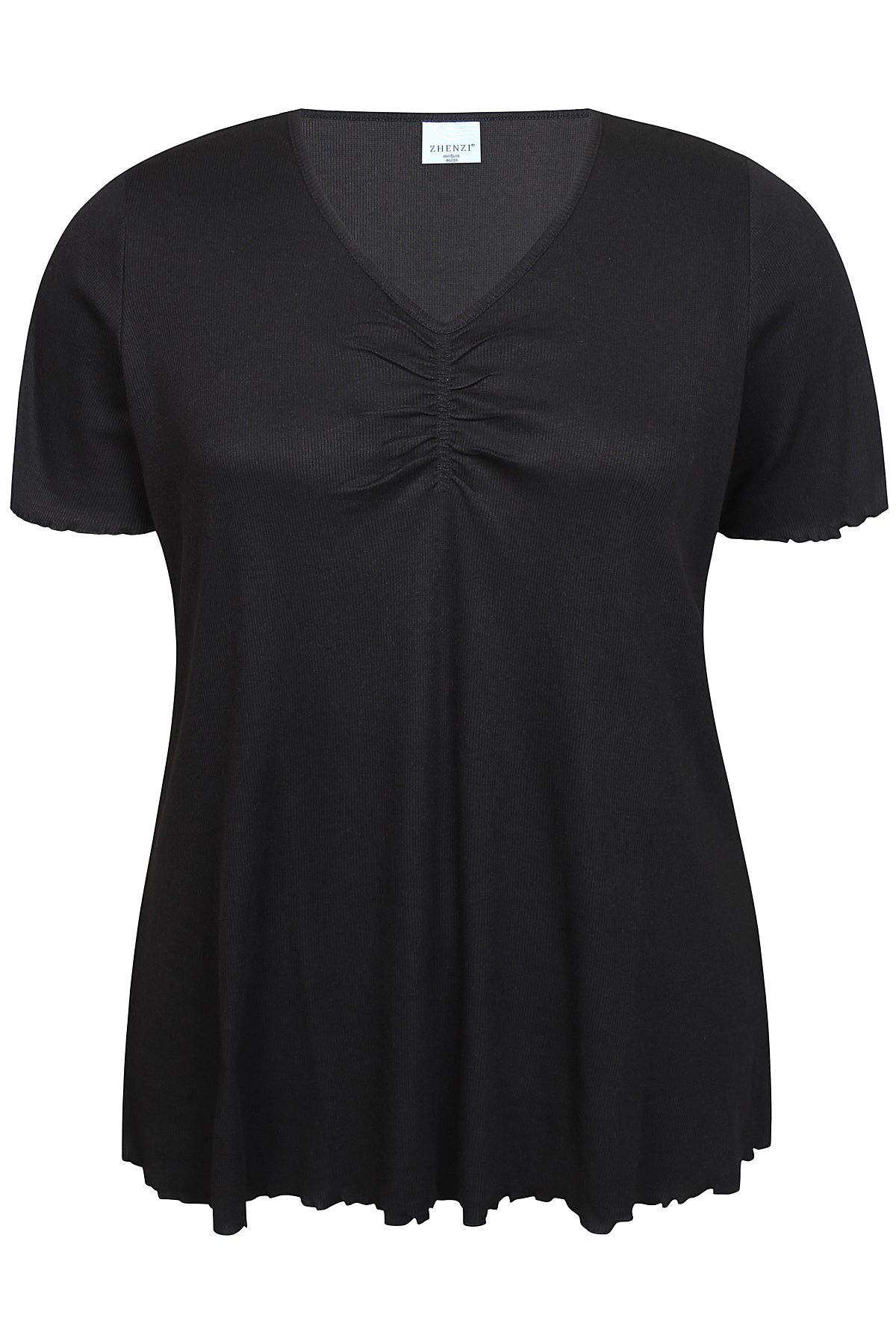 Zhenzi -Lara 1249-T-shirt S/S Black