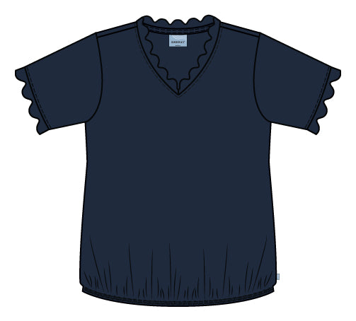 Zhenzi -Carla 1251-T-shirt S/S Navy