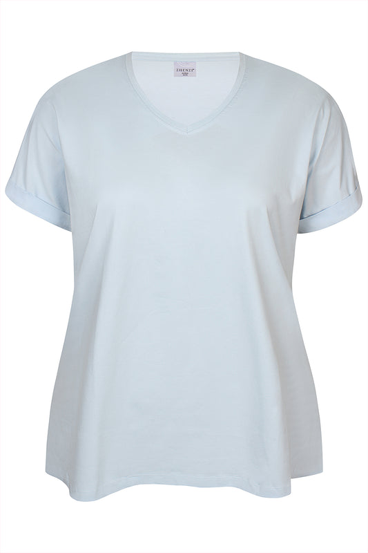 Zhenzi -Alberta 014-T-shirt S/S Sky way