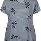 Zhenzi -Alberta 1254-T-shirt S/S Sky way
