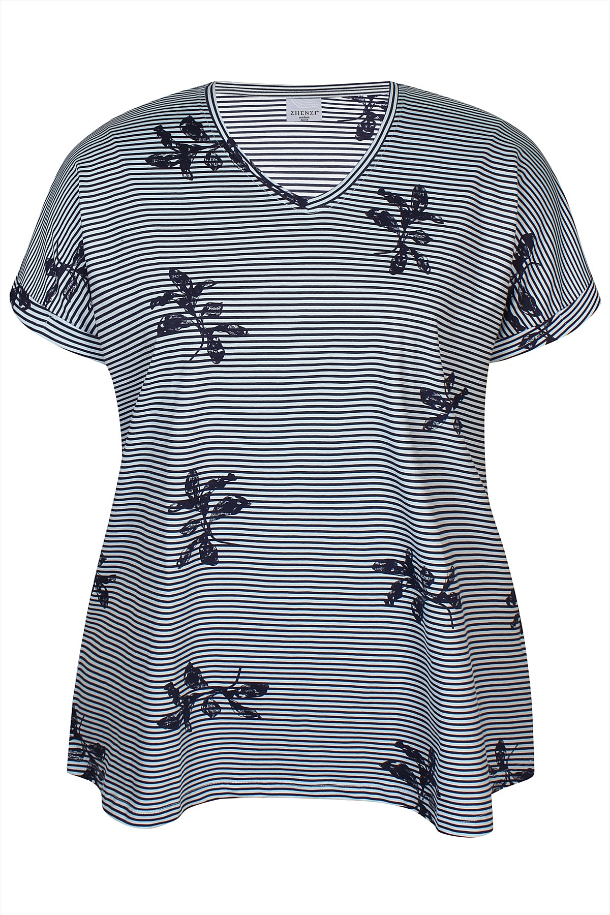 Zhenzi -Alberta 1254-T-shirt S/S Sky way