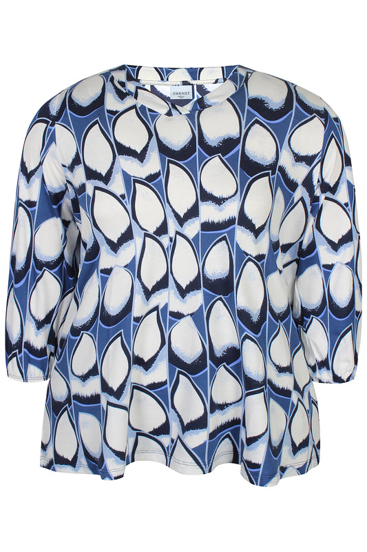 Zhenzi -Sylva 1260-Blouse 3/4 Sky Way