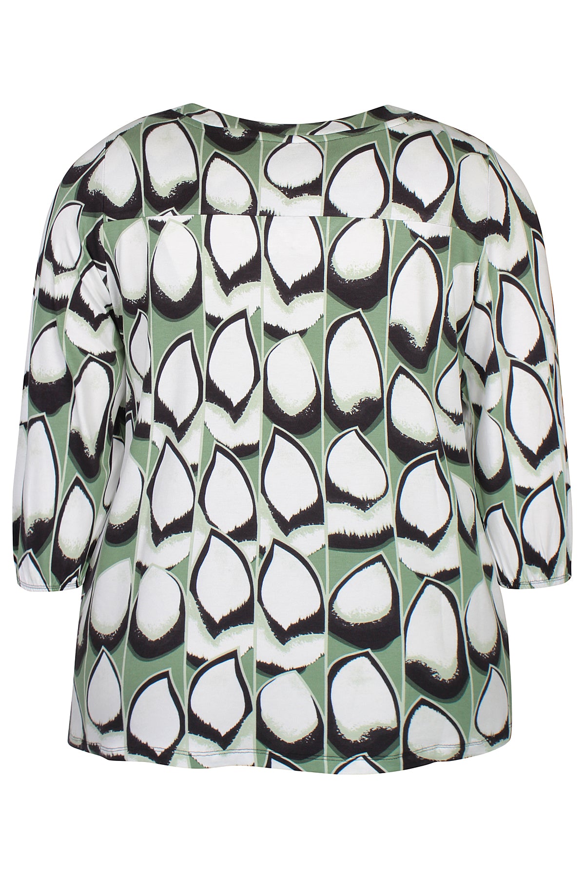 Zhenzi -Sylva 1260-Blouse 3/4 Cactus green