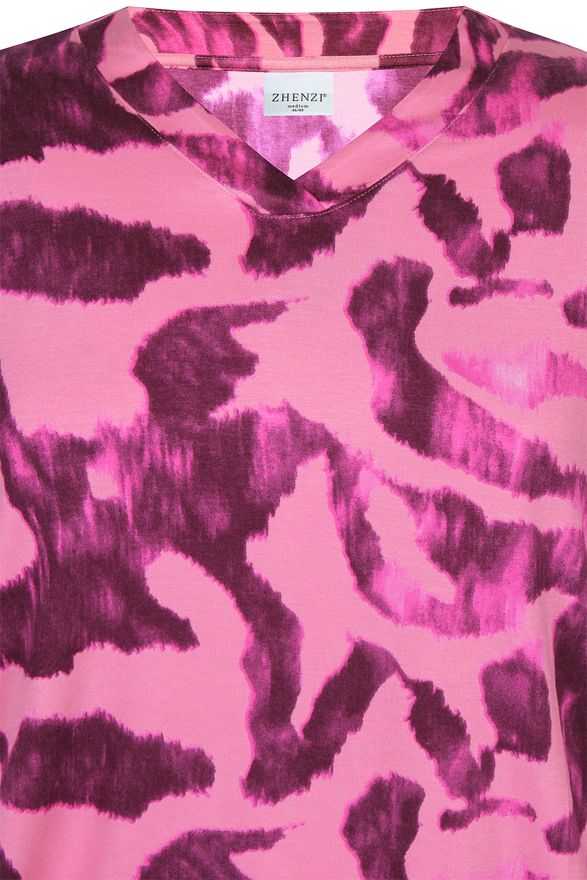 Zhenzi -Sylva 1261-Blouse 3/4 Pink Orchid