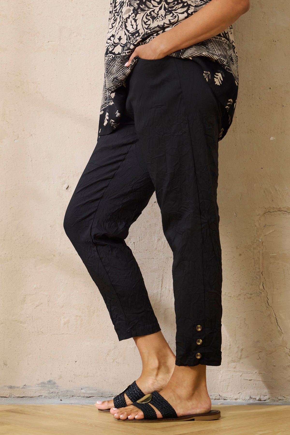 Zhenzi -Chaya 1264-Pants black