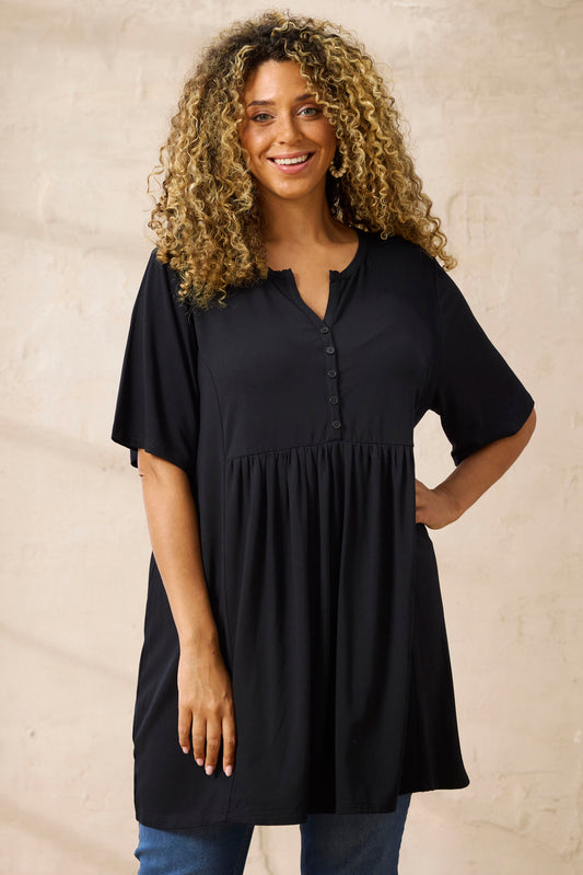 Zhenzi -Enns 1267-Tunic 2/4 Black