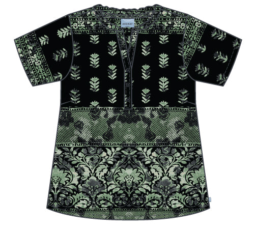 Zhenzi -Ember 1289-Blouse S/S Cactus green