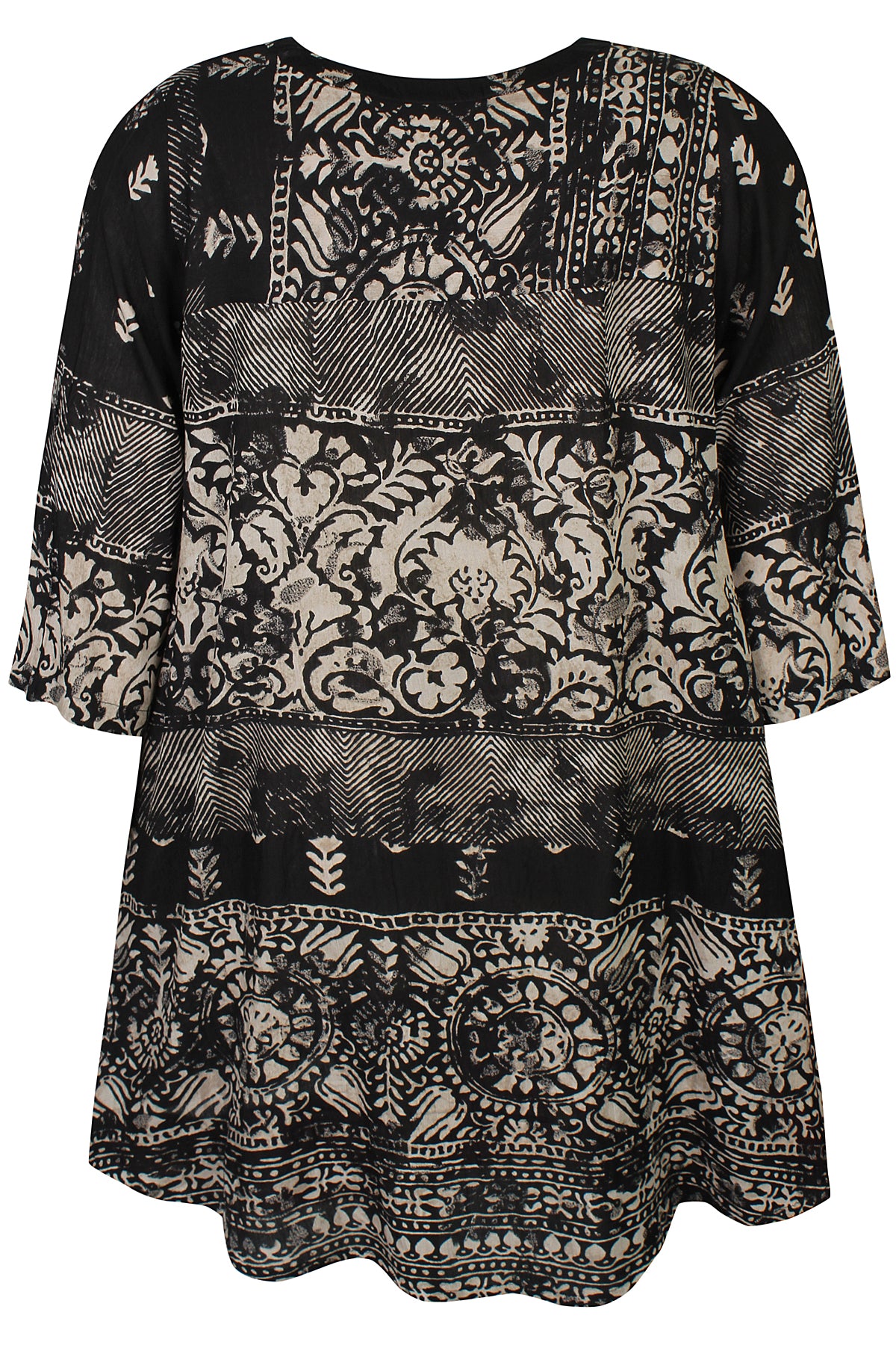 Zhenzi -Ember 1290-Tunic 3/4  Black