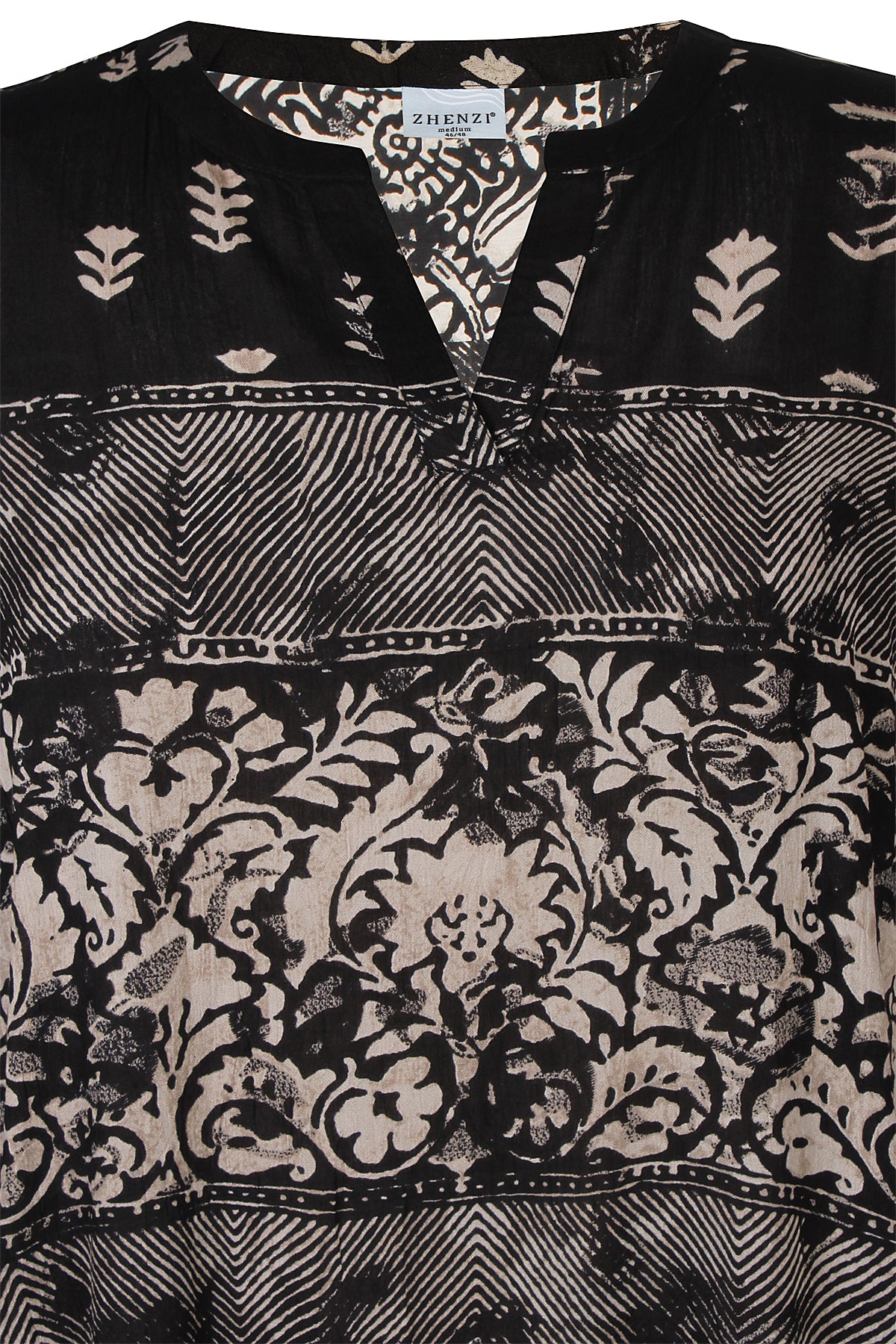 Zhenzi -Ember 1290-Tunic 3/4  Black