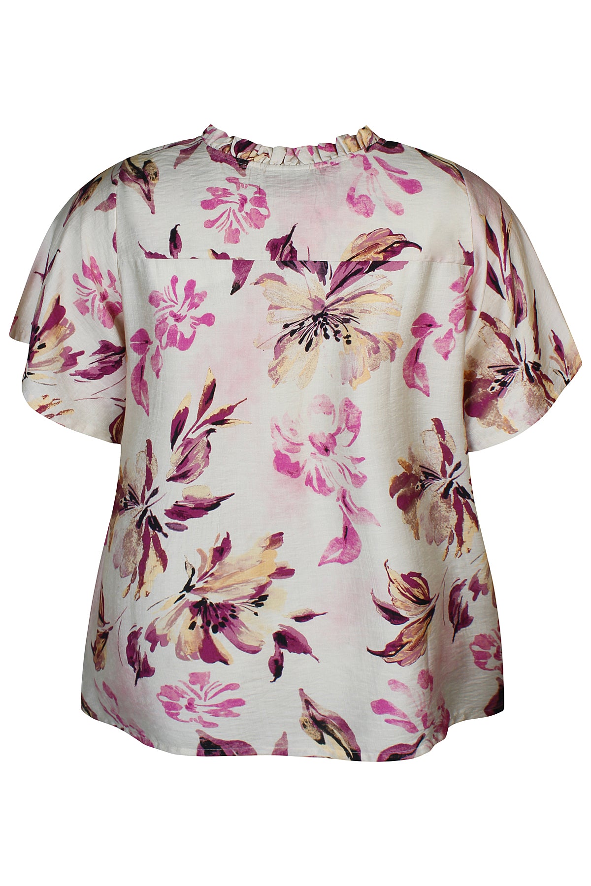 Zhenzi -Freya 1301-Blouse S/S Pink Orchid