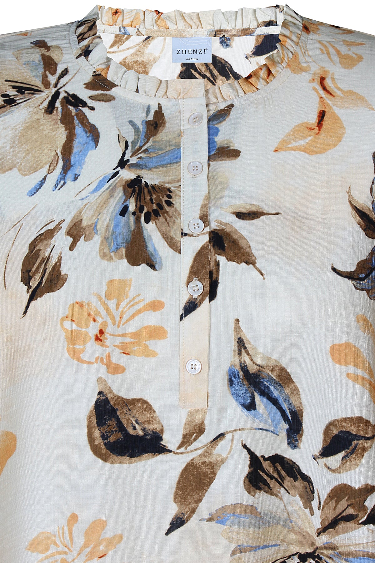Zhenzi -Freya 1301-Blouse S/S Navy
