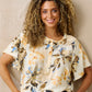 Zhenzi -Freya 1301-Blouse S/S Navy