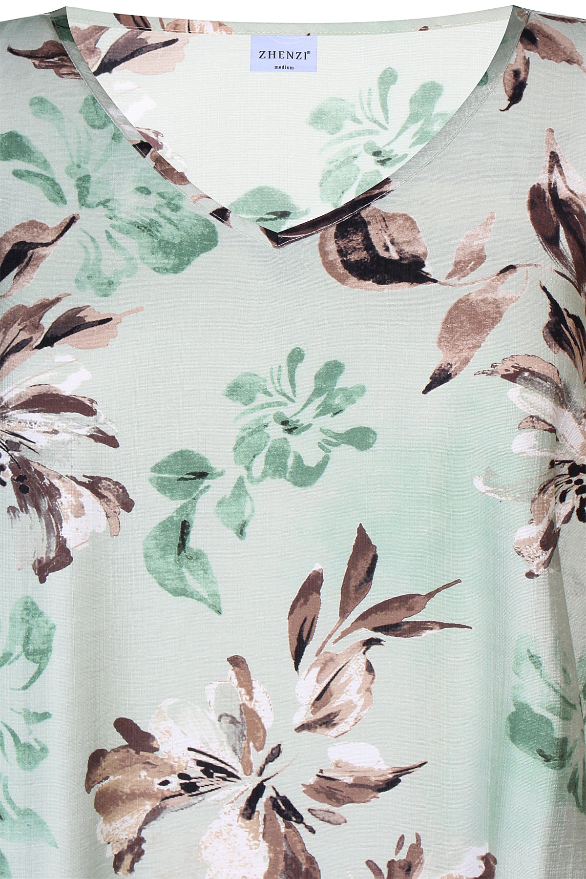 Zhenzi Freya 1302-Dress N/S Cactus green