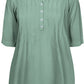 Zhenzi -Hyla 1304-Tunic 3/4 Cactus green