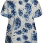 Zhenzi -Frida 1308-Blouse S/S Navy