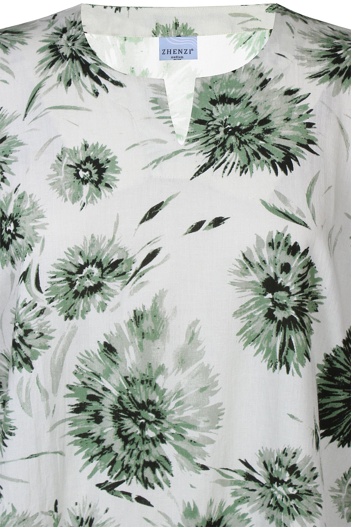 Zhenzi -Frida 1308-Blouse S/S Cactus green