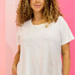 Zhenzi -Heidi 1349-T-shirt Off-white