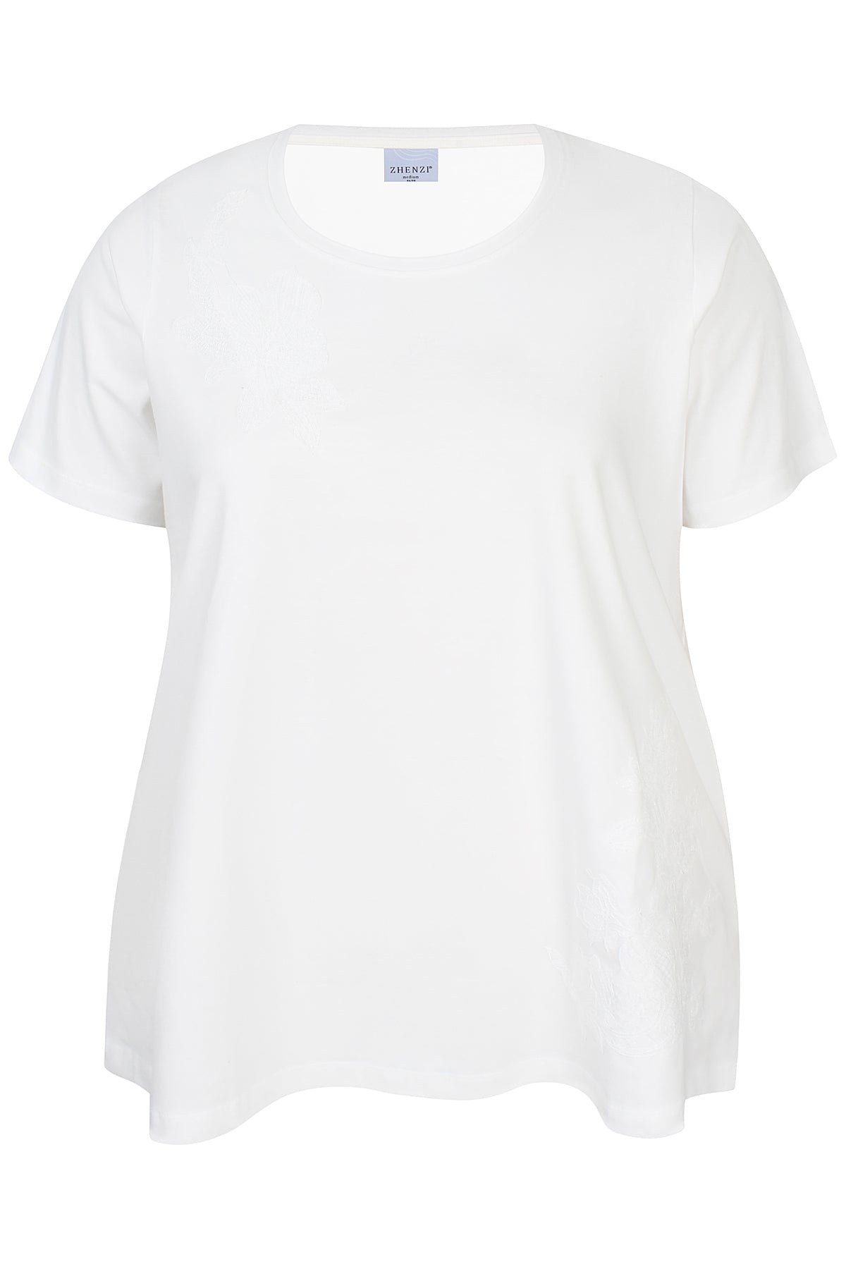 Zhenzi -Heidi 1349-T-shirt Off-white