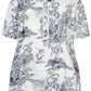 Zhenzi - Ivory 1369 - Blouse Navy