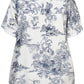 Zhenzi - Ivory 1369 - Blouse Navy