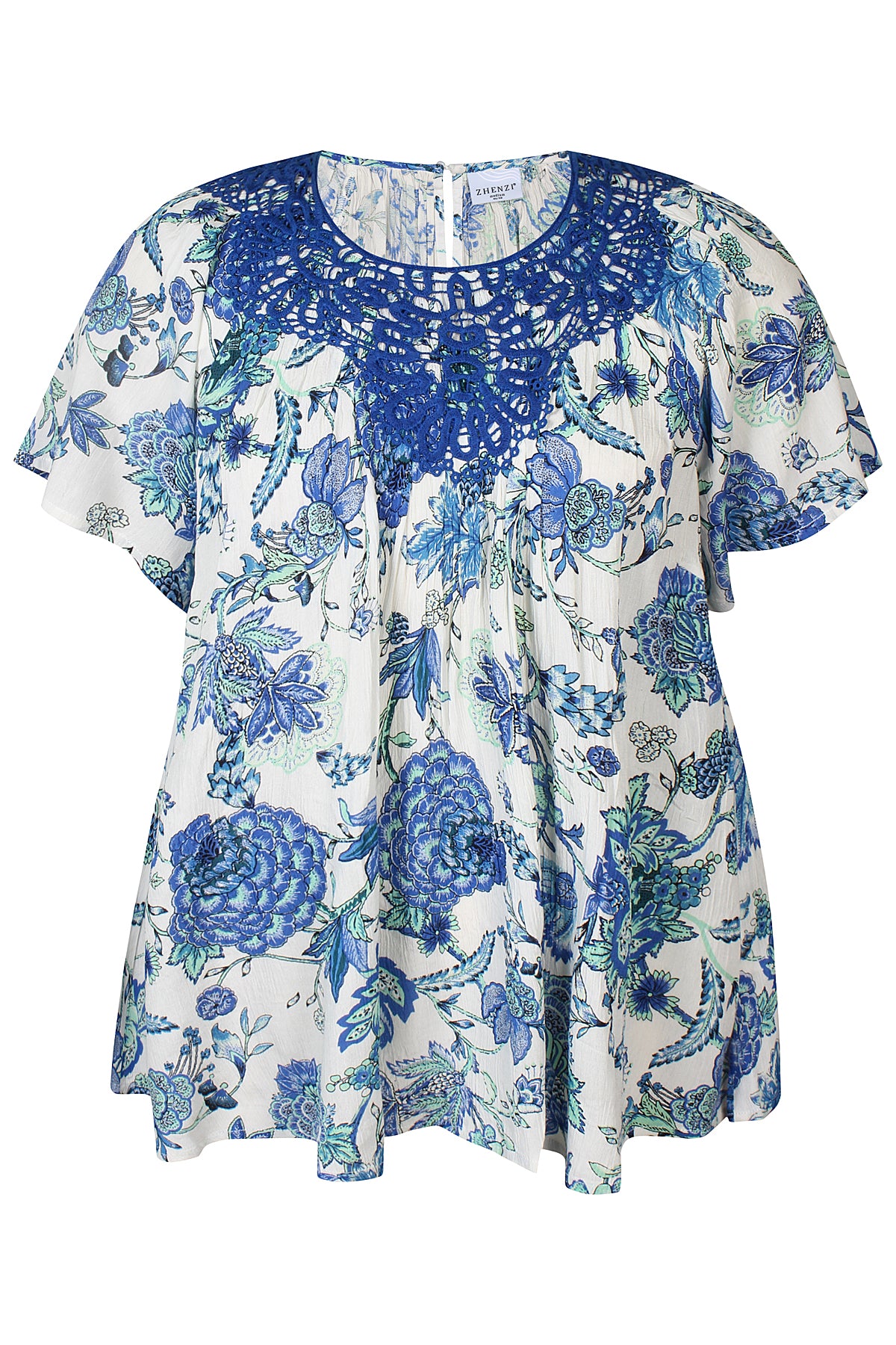 Zhenzi - Jacki 1371 - Blouse Tropic Ocean