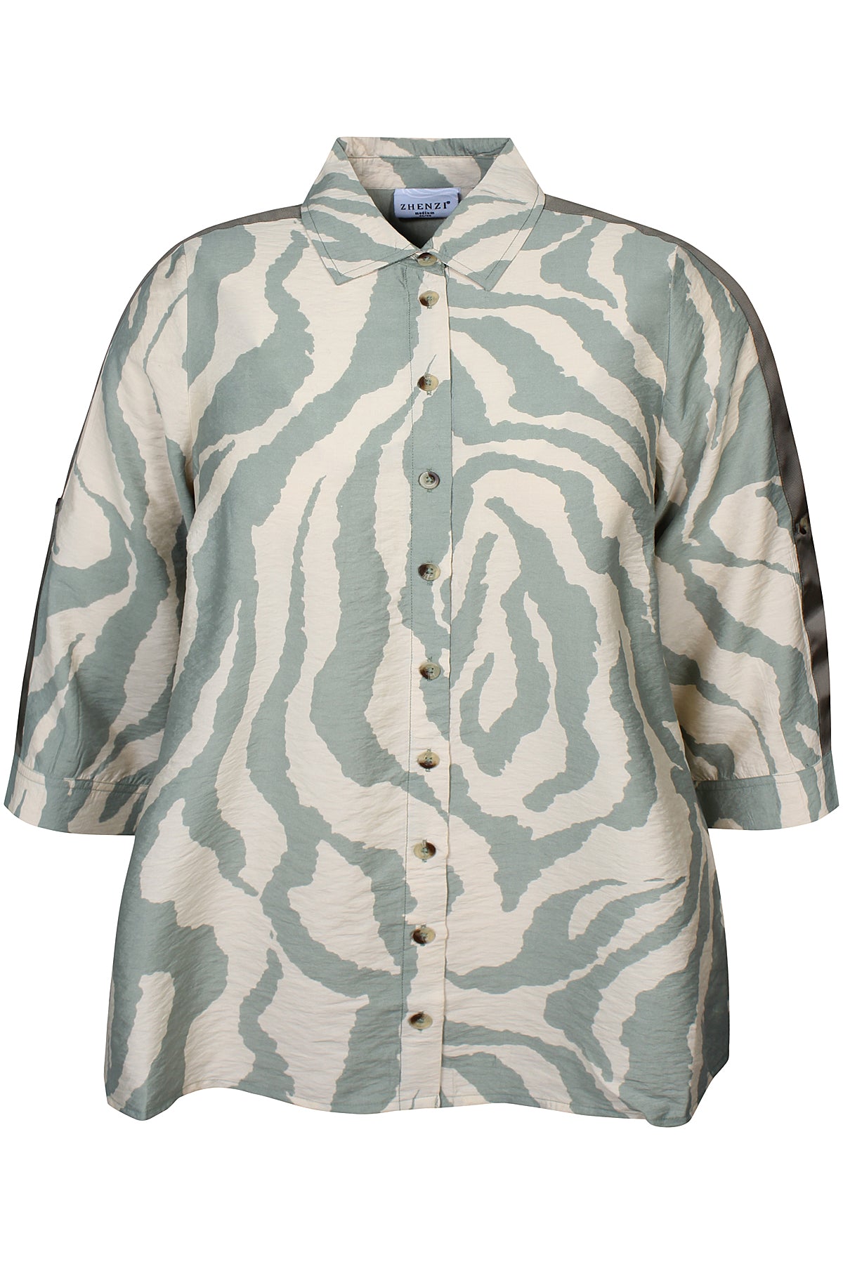 Zhenzi - Jaeda 1373 - Shirt Dusty Tea