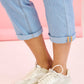 Zhenzi -Salsa 161-Salsa Fit Pants Pintstripe Light