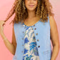 Zhenzi -Joana 1396-Waistcoat Angelite denim