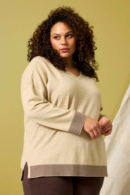 Zh-Kogle 1420-Pullover L/S Sandshell