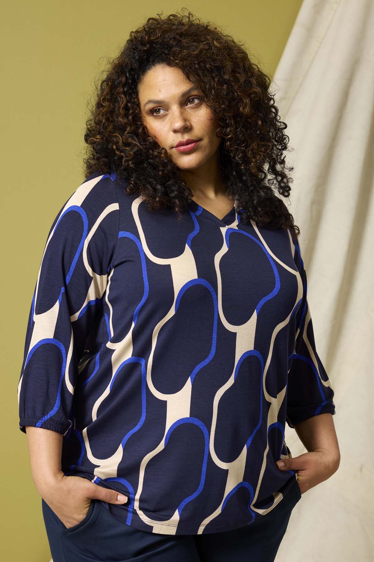 Zhenzi - Sylva 1432 - Blouse Cobalt blue