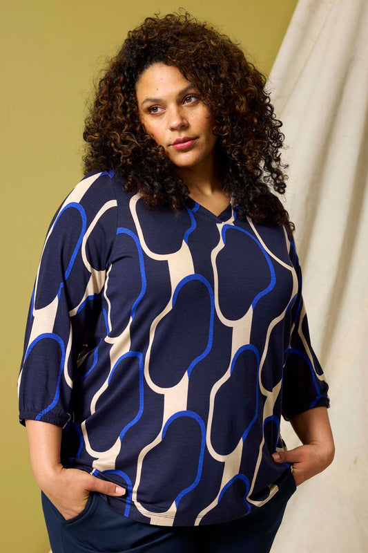 Zhenzi - Sylva 1432 - Blouse Cobalt blue