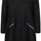 Zhenzi -Kathy 1439 - Tunic L/S Black