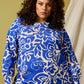 Zh-Kayla 1444-Pullover L/S Cobalt blue